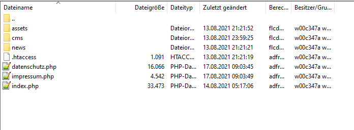 Code einbinden in Seite